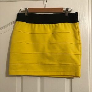Yellow Tube Skirt